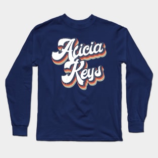 KakeanKerjoOffisial VintageColor Alicia Keys Long Sleeve T-Shirt